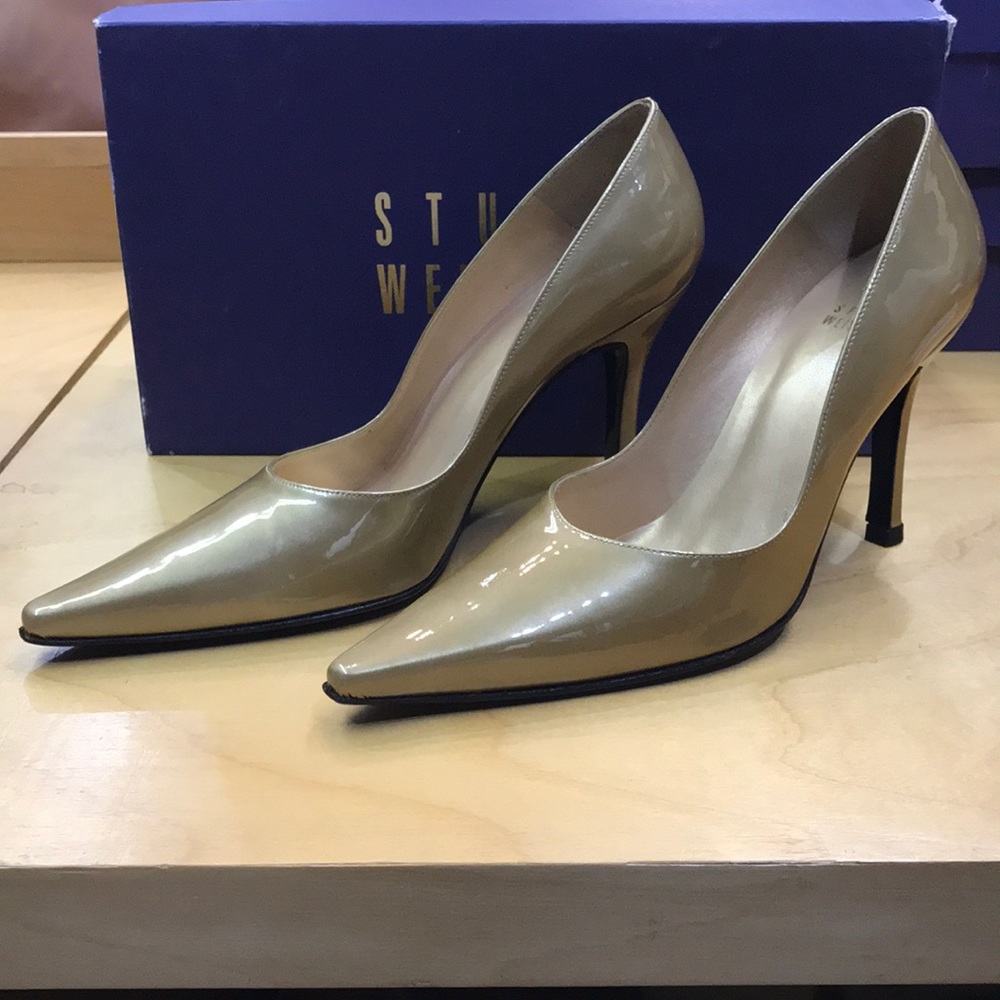Stuart Weitzman Champagne Heels